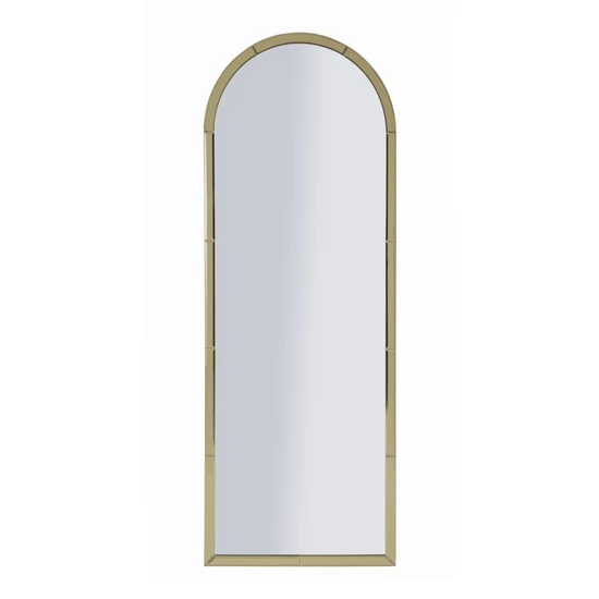 Baku fali tükörr üveg szegéllyel arany 55x2x150 (tükör mérete 49x144 ) cm