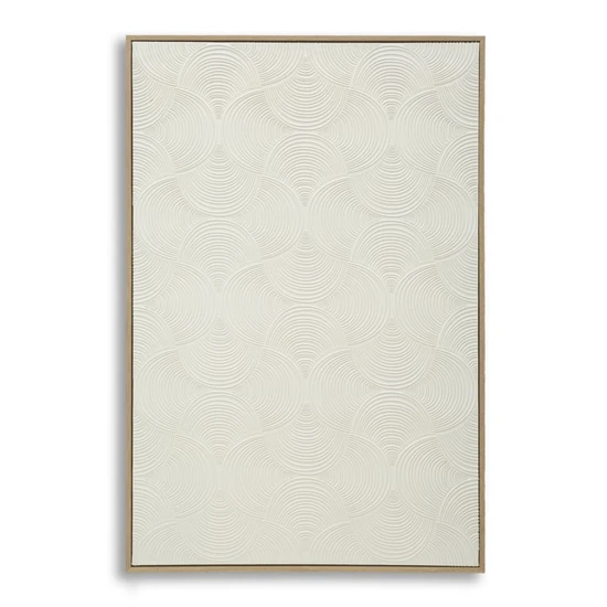 Falikép geometriai mintával kerettel -a- 80x3,8x120 cm