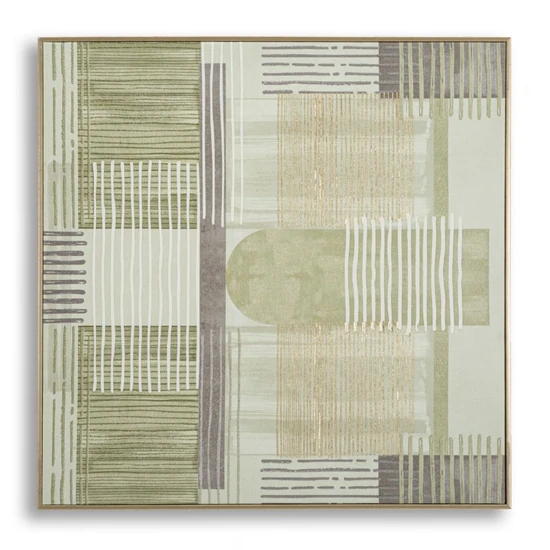 Festett falikép kerettel -a- 60x3x60 cm