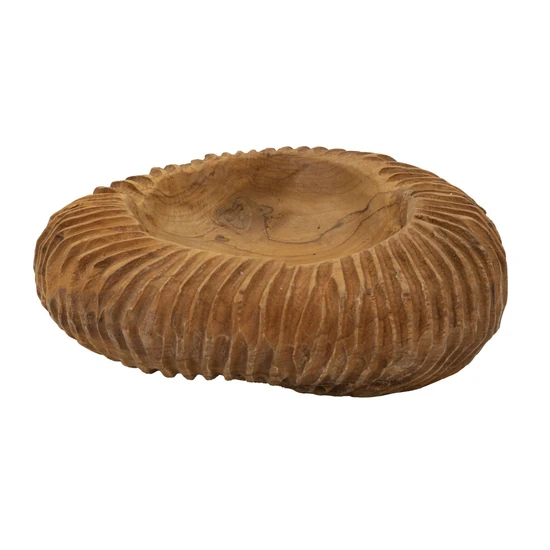 Garit tál tölgyfából barna ø 32x11 cm