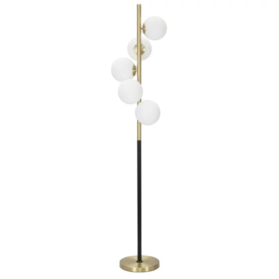 Glamoury állólámpa 4 búrával arany/fekete ø 30x160 cm