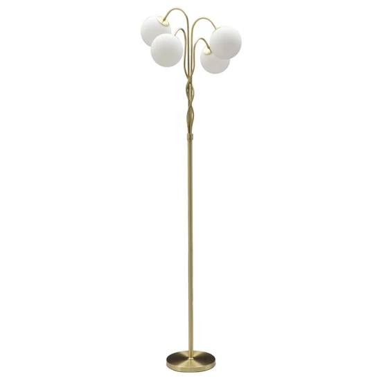 Glamoury állólámpa 4 búrával fehér/arany ø 54x176 cm