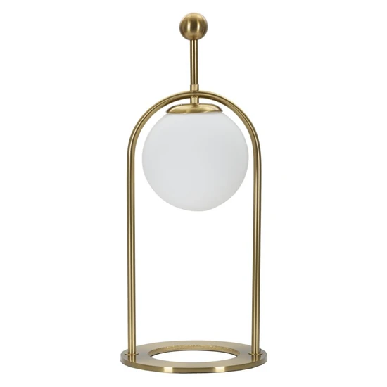 Glamoury arc asztali lámpa arany/fehér ø 21x50 cm