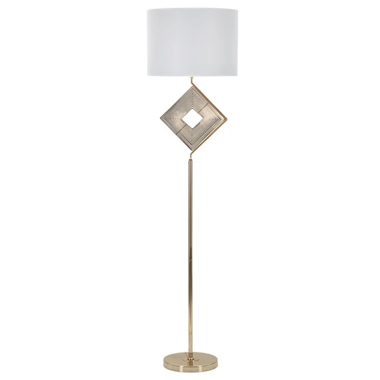 Move állólámpa geometrikus mintával arany/fehér ø 40x161 cm