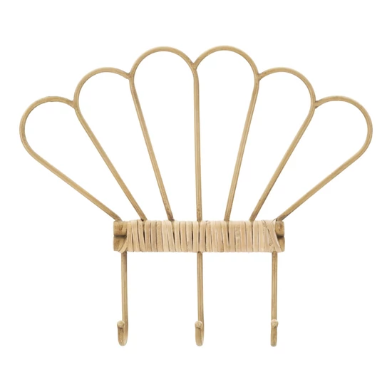 Panama falifogas rattan hatású barna 37.5x5x32.5 cm