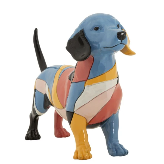 Tacskó figura többszínű 32,5x9,7x20,5 cm