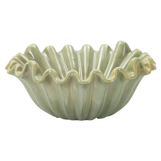 Velence tál zöld ø 33x14,5 cm