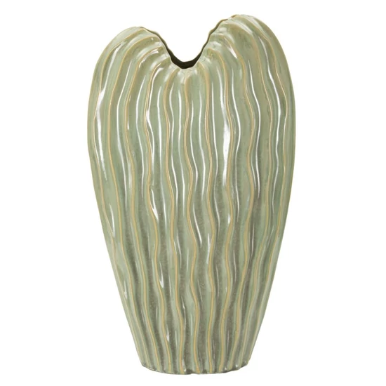 Velence váza zöld 27x14x46,5 cm