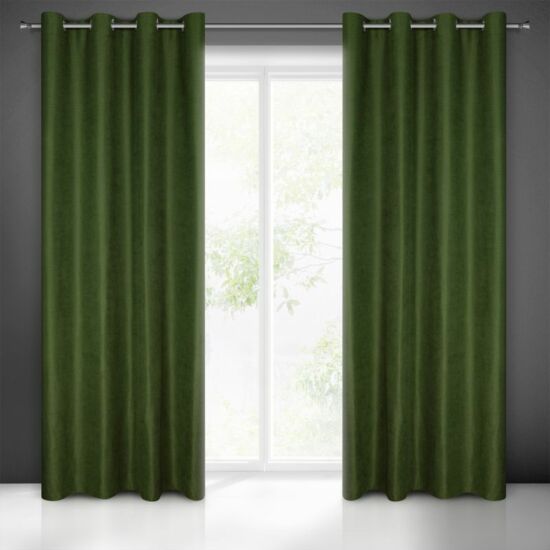 Ada egyszínű sötétítő függöny Zöld 140x250 cm