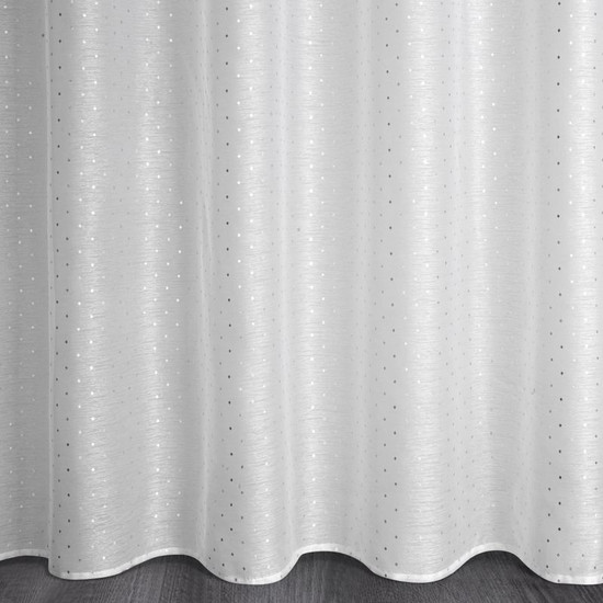 Sibel mintás dekor függöny Fehér/ezüst 300x250 cm Sibel mintás dekor függöny Fehér/ezüst 300x250 cm