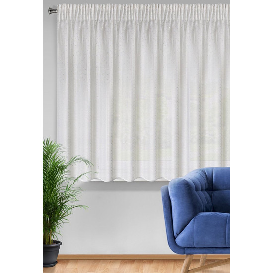 Sibel mintás dekor függöny Fehér/pezsgő 300x150 cm Sibel mintás dekor függöny Fehér/pezsgő 300x150 cm