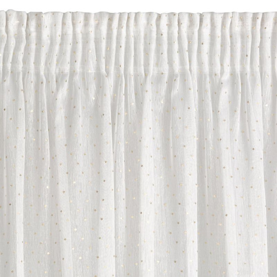 Sibel mintás dekor függöny Fehér/pezsgő 300x150 cm Sibel mintás dekor függöny Fehér/pezsgő 300x150 cm