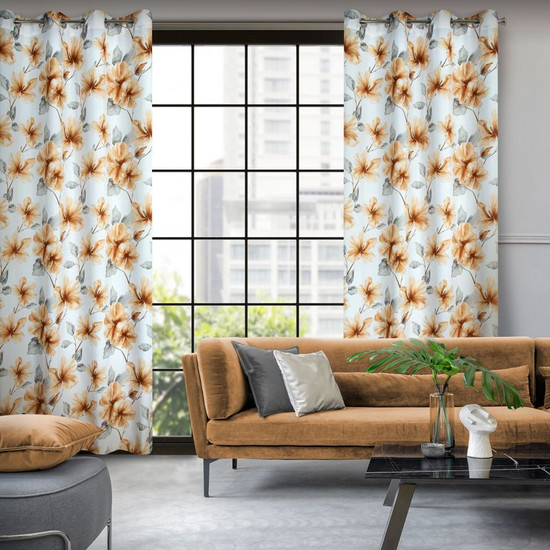 Sofia mintás dekor függöny Fehér/piros 140x250 cm Sofia mintás dekor függöny Fehér/piros 140x250 cm