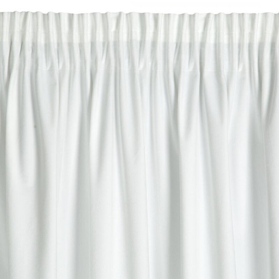 Melanie fehér kész függöny bársonyból 140x270 cm Melanie fehér kész függöny bársonyból 140x270 cm