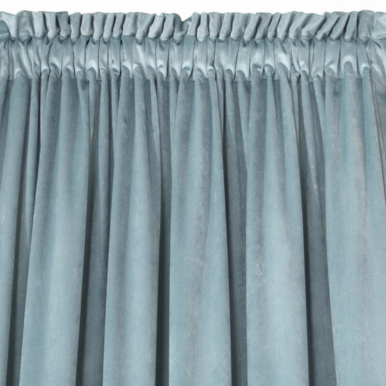 Melanie bársony sötétítő függöny Tengerkék 140x270 cm