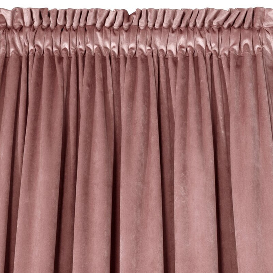Melanie bársony sötétítő függöny Sötét rózsaszín 140x270 cm