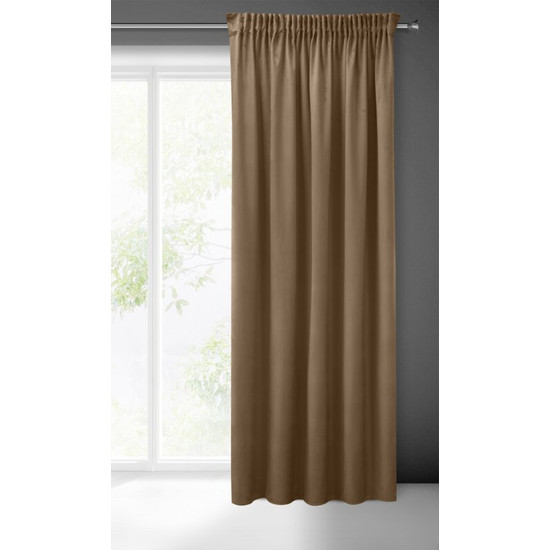 Sibel Pierre Cardin bársony sötétítő függöny Barna 140x270 cm Sibel Pierre Cardin bársony sötétítő függöny Barna 140x270 cm