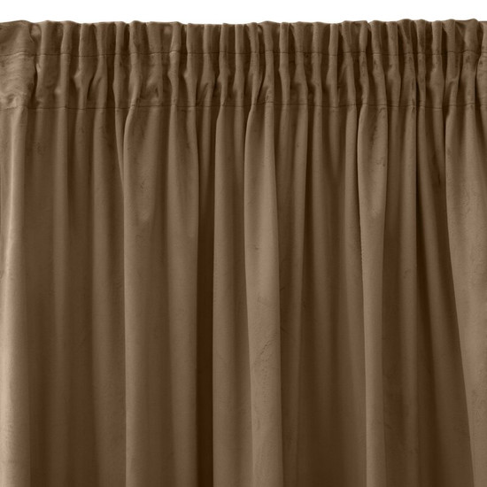 Sibel Pierre Cardin bársony sötétítő függöny Barna 140x270 cm Sibel Pierre Cardin bársony sötétítő függöny Barna 140x270 cm