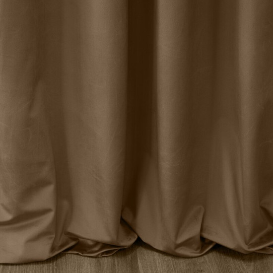 Sibel Pierre Cardin bársony sötétítő függöny Barna 140x270 cm Sibel Pierre Cardin bársony sötétítő függöny Barna 140x270 cm