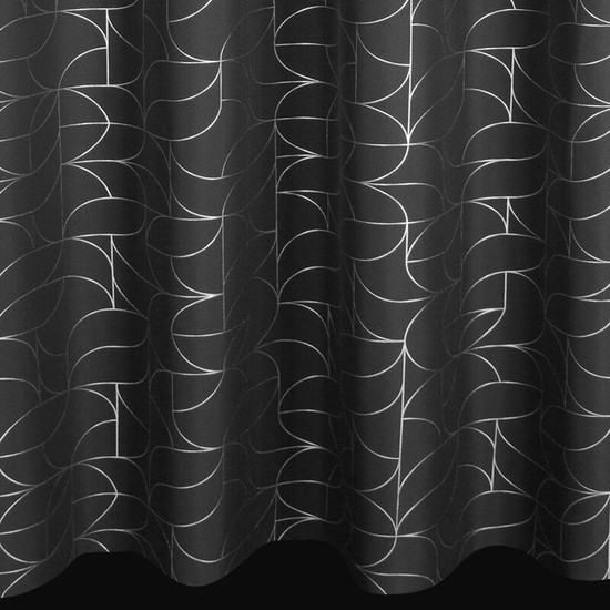 Evi fekete mintás függöny dekor 140x250 cm Evi fekete mintás függöny dekor 140x250 cm