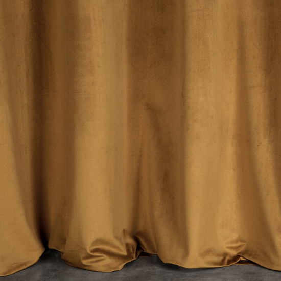 Melanie bársony sötétítő függöny Mézsárga 140x250 cm Melanie bársony sötétítő függöny Mézsárga 140x250 cm
