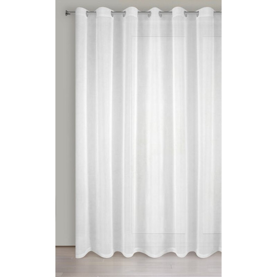 Lucy fényáteresztő függöny voile anyagból Fehér 300x250 cm