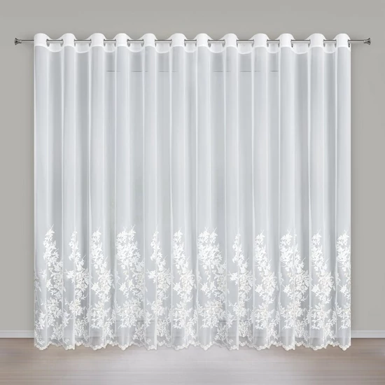 Alira fényáteresztő függöny Krémszín 300x250 cm