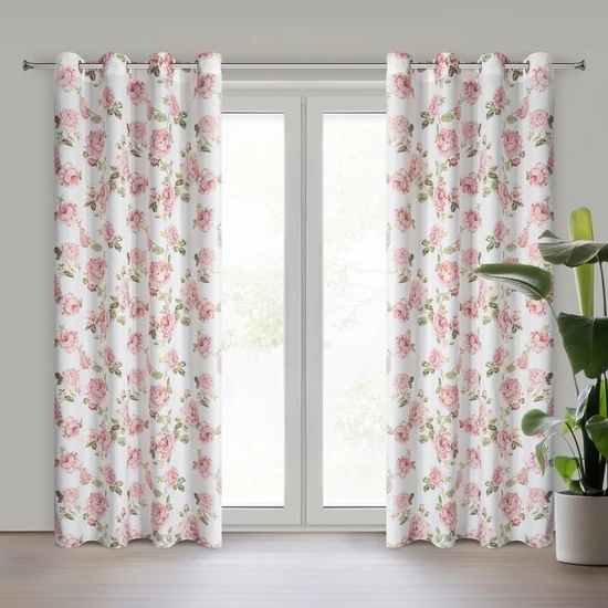 Avani dekor függöny oxford anyagból Fehér 140x250 cm