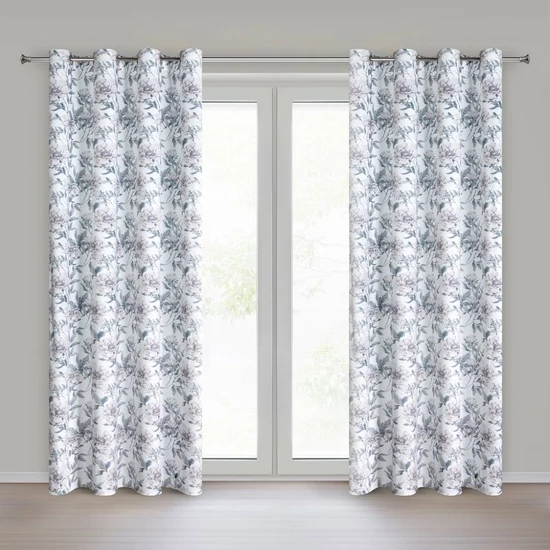 Beverly bársony sötétítő függöny Fehér 140x250 cm