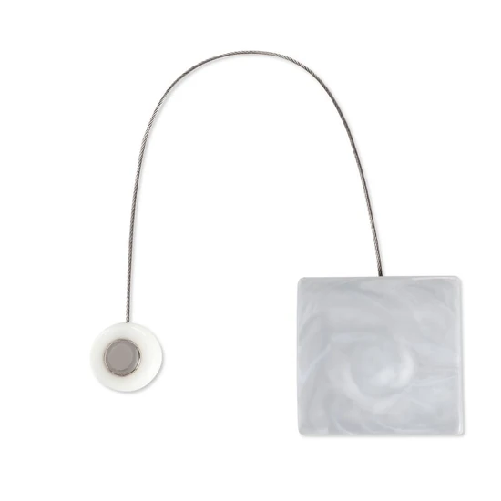 Függönyelkötő mágnes 118 Ezüst 2 cm