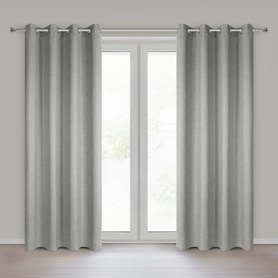 Jula2 öko stílusú sötétítő függöny Sötét bézs 140x250 cm