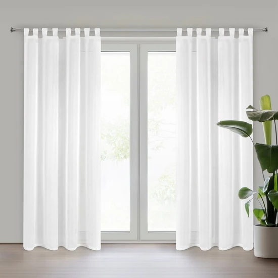 Lucy voile függöny Fehér 140x250 cm