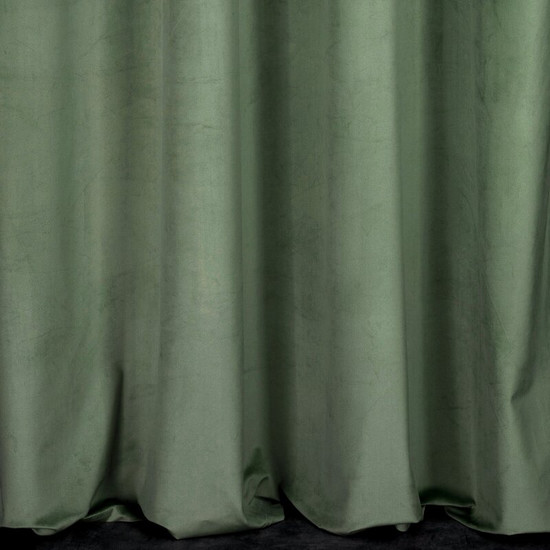 Melanie bársony sötétítő függöny Sötét menta 140x270 cm