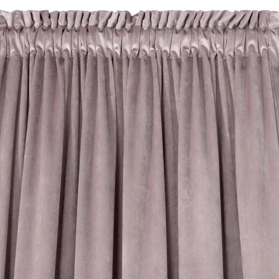 Melanie bársony sötétítő függöny Púder rózsaszín 140x270 cm Melanie bársony sötétítő függöny Púder rózsaszín 140x270 cm
