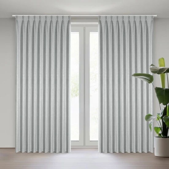 Nelisa blackout függöny Ezüst 125x270 cm
