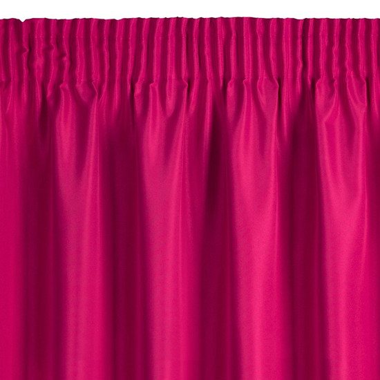Rita egyszínű dekor függöny Magenta 140x270 cm