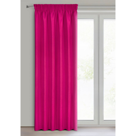 Rita egyszínű dekor függöny Magenta 140x270 cm