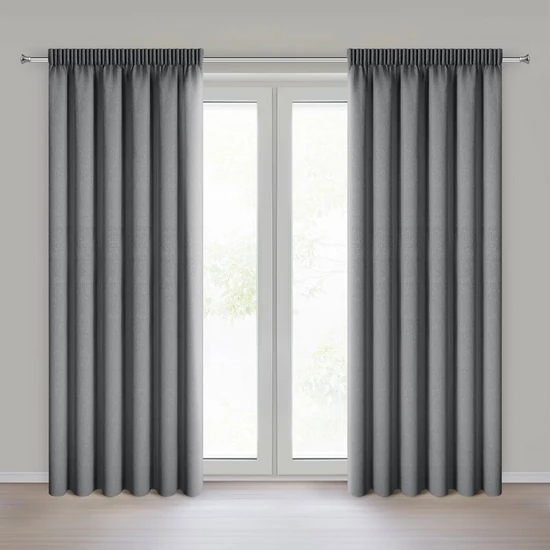 Zoey blackout függöny Acélszürke 140x270 cm