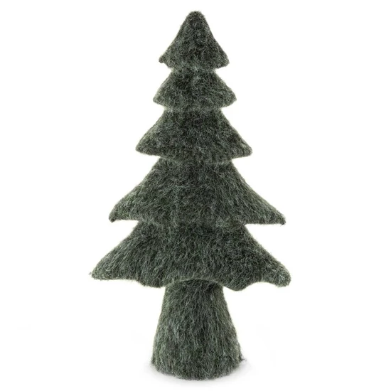 Karácsonyi díszfigura f163a Sötétzöld 24x12x43 cm