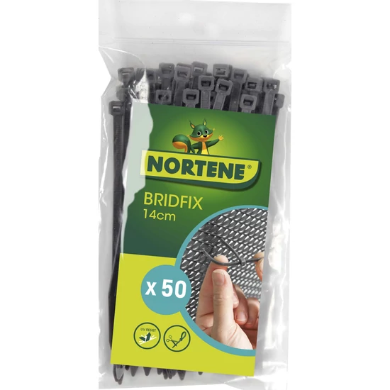 BRIDFIX - Többfunkciós gyorskötöző 14 cm szürke (50 kötöző/csomag)