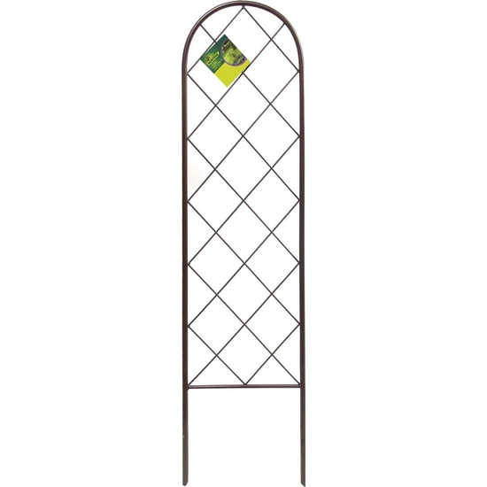 CLASSIC METAL TRELLIS - Színes félköríves növényfuttató 0,3 x 1,2 m barna