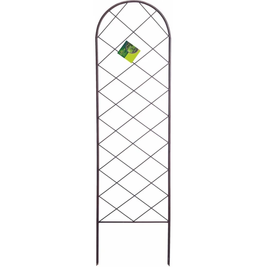 CLASSIC METAL TRELLIS - Színes félköríves növényfuttató 0,42 x 1,5 m barna