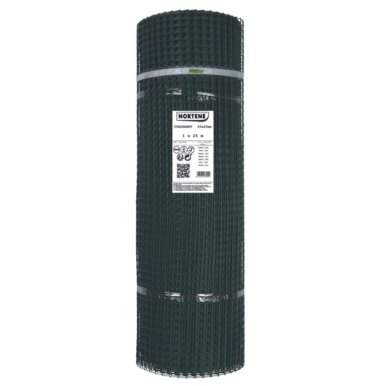 CUADRANET - Műanyag kertirács 0,5 x 25 m zöld ( 5 x 5 mm)