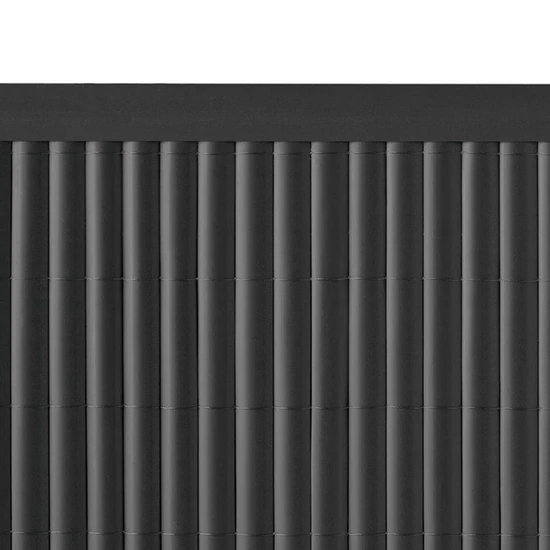 LITECANE PROFILE U - U-alakú lezáró profil PVC LITECANE nádkerítéshez 1,5 m szürke