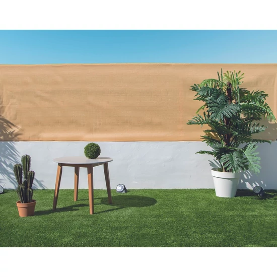 RECYNET - Tartós, szőtt árnyékoló háló 1 x 10 m homok
