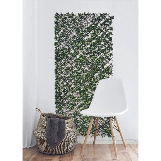 TRELLIBAMBU BUXUS - Bambusz apácarács buxus díszlevelekkel 1 x 2 m zöld-barna