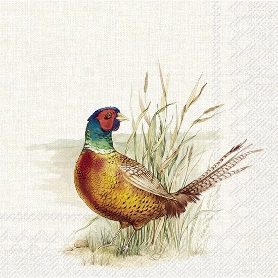 Hunted pheasant fácános szalvéta 3 rétegű 20 db/csomag - koktélszalvéta
