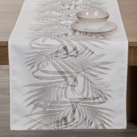 Ines tavaszi asztalterítő Natúr 40x180 cm