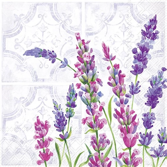Lavanda levendulás szalvéta 3 rétegű 20 db/csomag