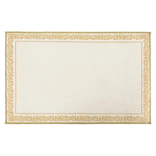 Majorka alátét Fehér/arany 32x52 cm